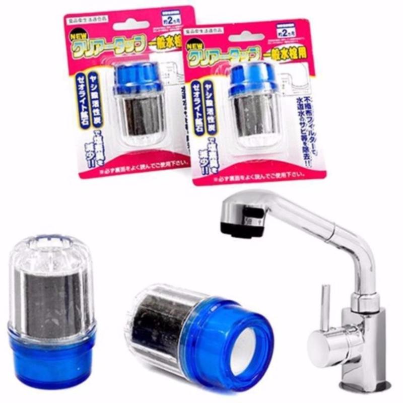 Bộ 2 đầu vòi lọc nước sạch cho gia đình (xanh)