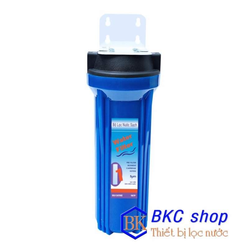 Bộ lọc nước sinh hoạt 1 cấp lọc 10 inch (xanh)