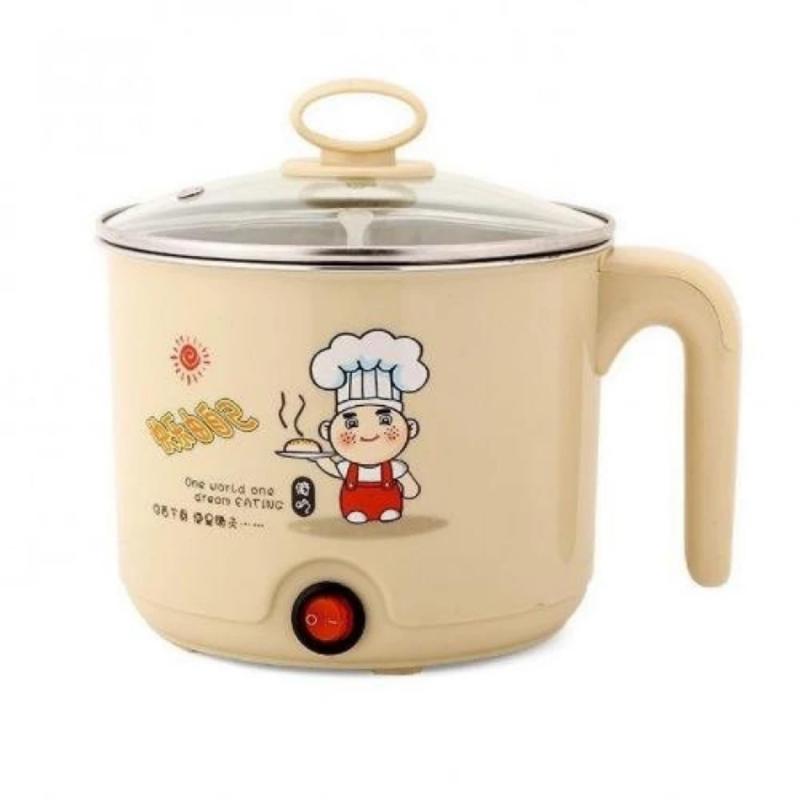 Ca nấu mì siêu tốc mini 2 lớp 16 cm (Kem)