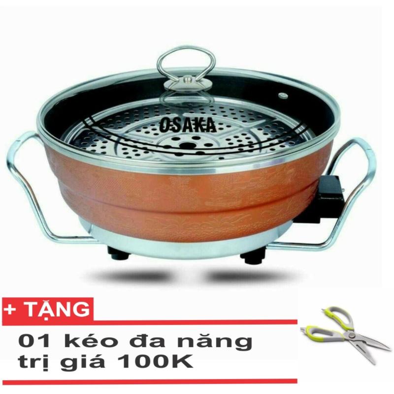 Giá bán Chảo lẩu điện đa năng Osaka Nhật + tặng 01 kéo đa năng.