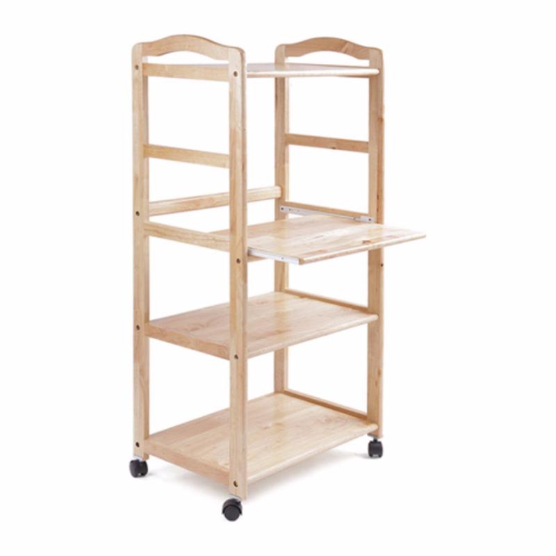 Kệ vi sóng 4 tầng bằng gỗ (Tự nhiên)