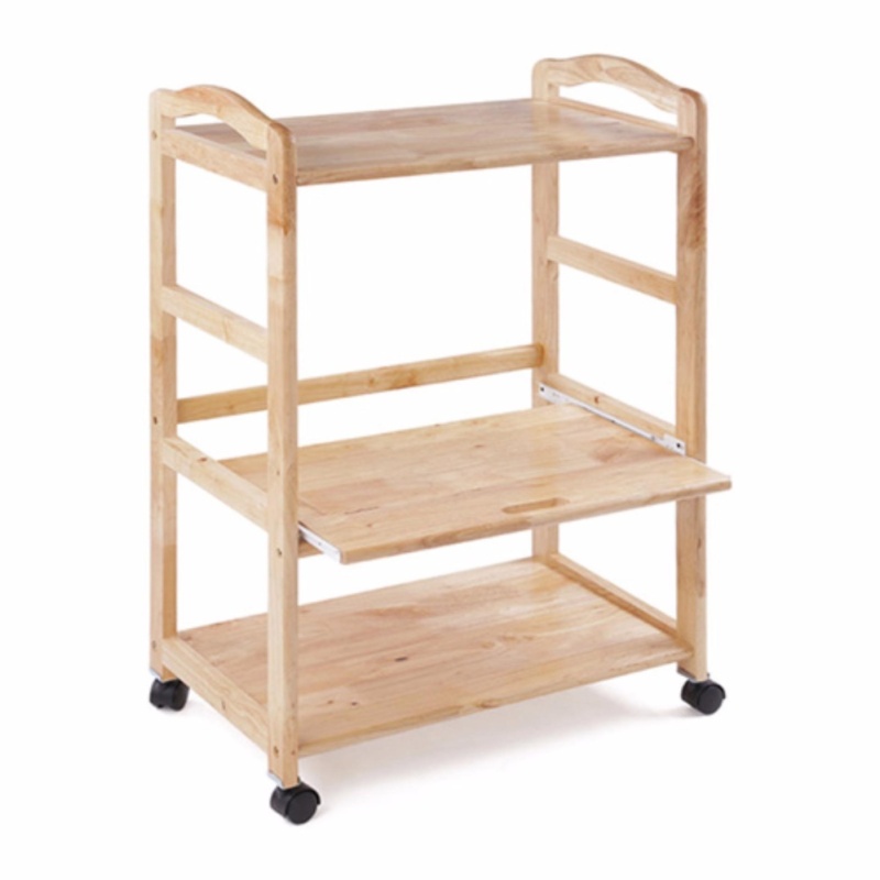 Kệ vi sóng gỗ 3 tầng (Tự nhiên)