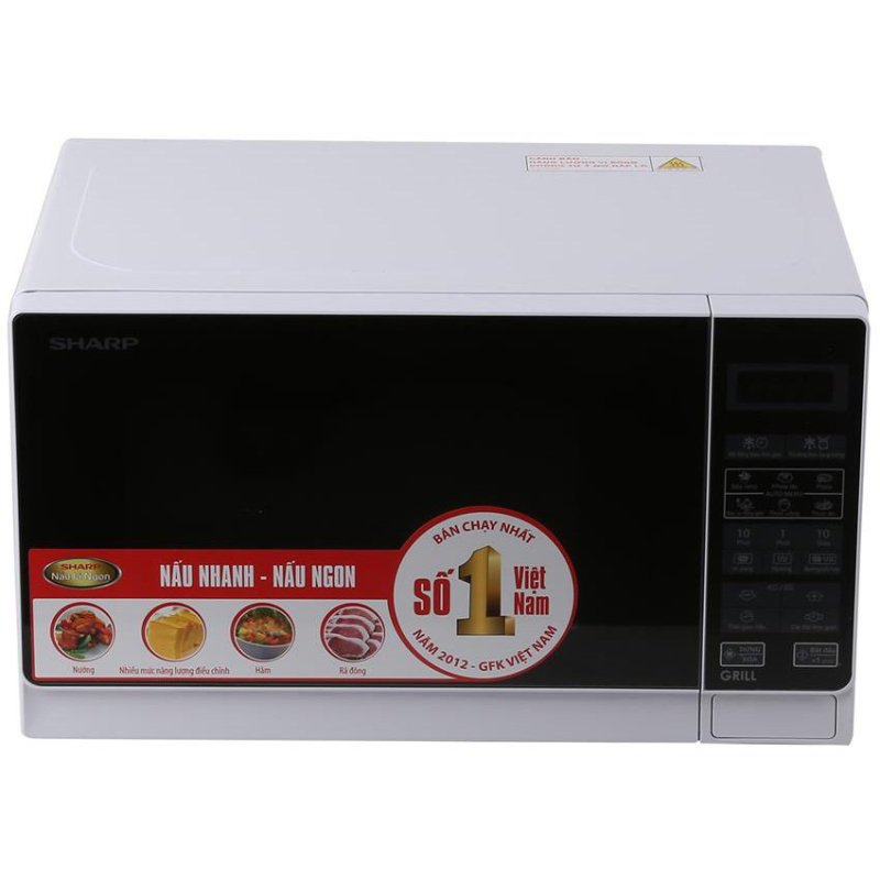 Lò vi sóng điện tử có nướng Sharp R-G271VN-W 20L (Trắng)