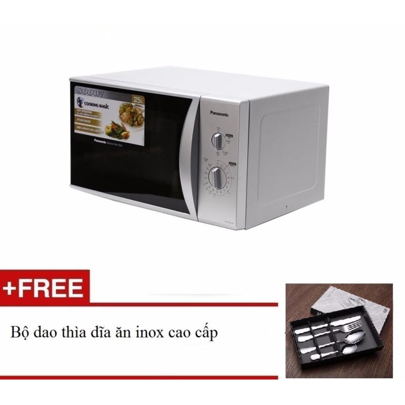 Lò vi sóng Panasonic NN-SM332M 25L tặng Bộ dao thìa dĩa ăn inox cao cấp