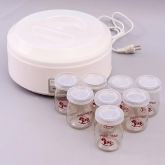 Máy làm sữa chua BenHome 8 cốc thủy tinh tự động cho gia đình  