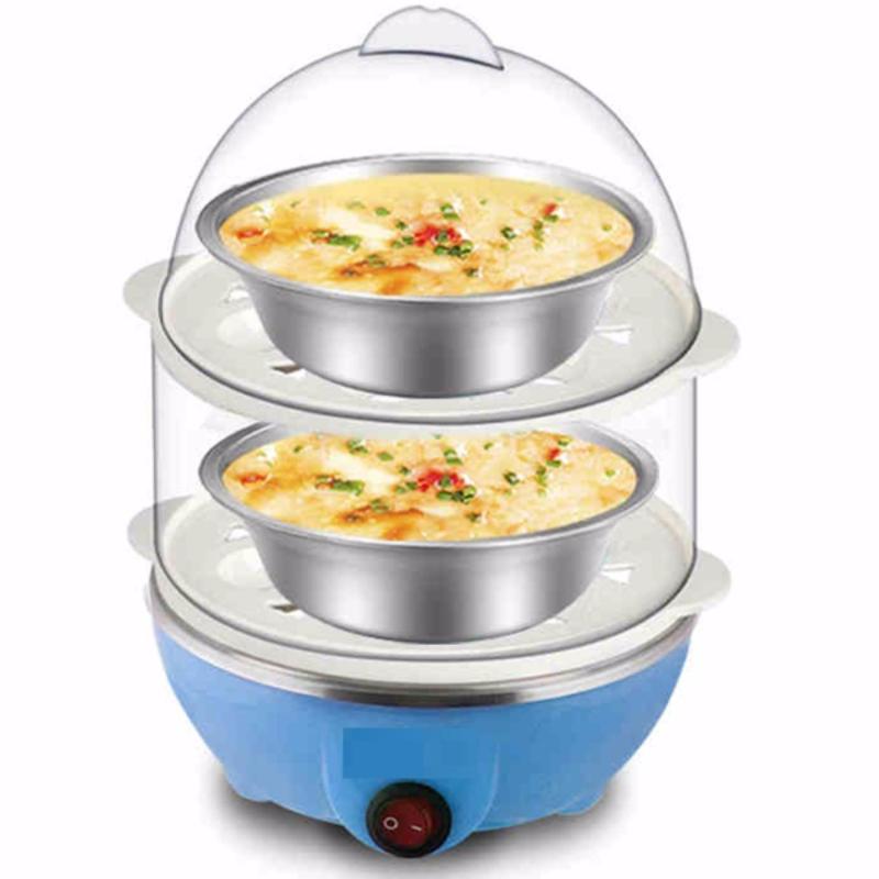 Giá bán Máy luộc trứng hấp thức ăn đa năng 2 tầng (sku 111)