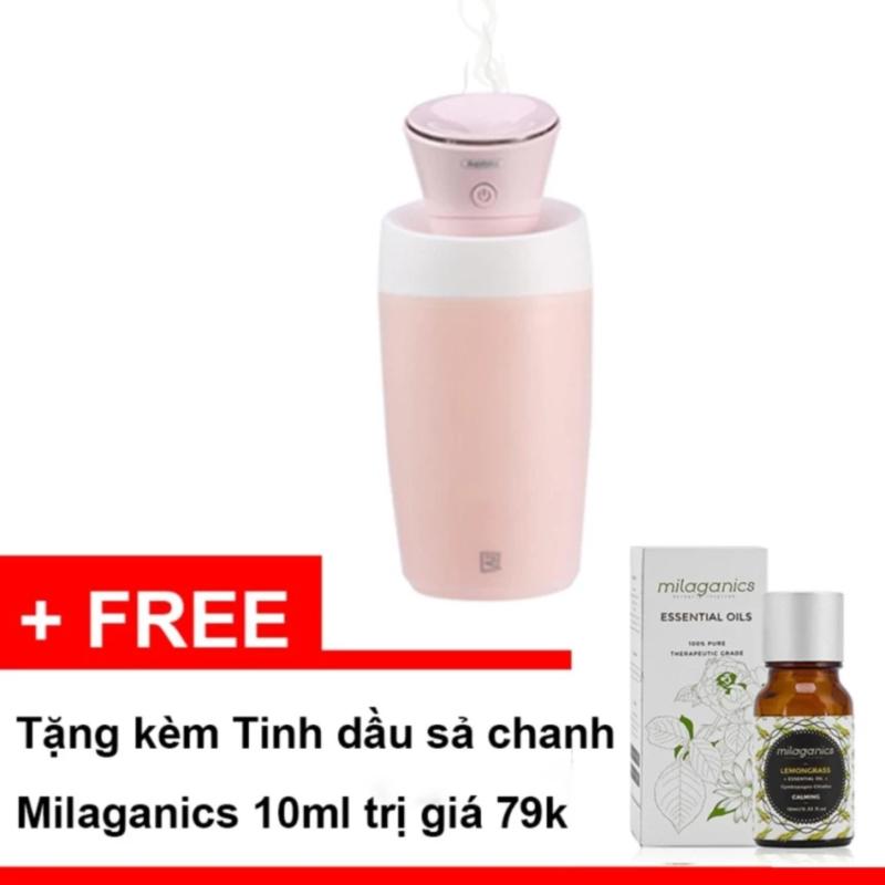 Bảng giá Máy phun sương, tinh dầu đa năng tạo độ ẩm chăm sóc da Remax RT-A300 + Tinh dầu sả chanh Milaganics 10ml