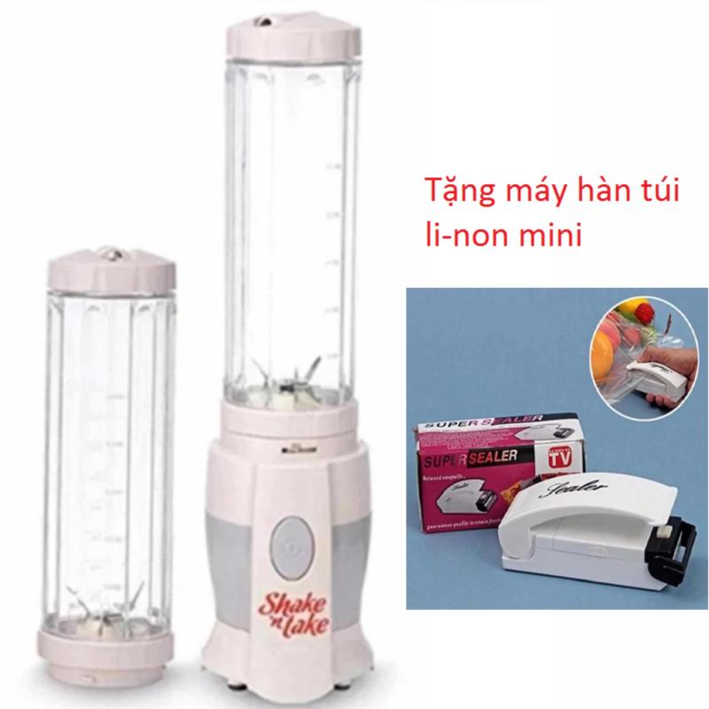 Giá bán Máy xay sinh tố Shake N Take 2 cốc. Tặng máy hàn túi nilon