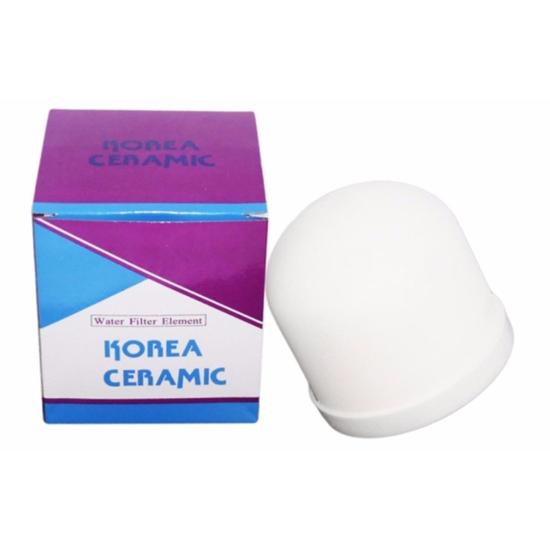 Nấm sứ bình lọc nước Loại 1 Korea Ceramic (Trắng)