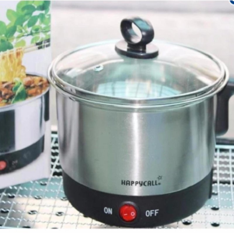 Nồi lẩu điện mini đa năng Happy Call 1.5L (Đen Bạc)