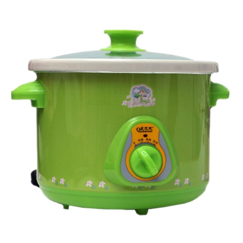Nồi nấu cháo kho cá dùng điện đa năng 2.5L (Xanh)