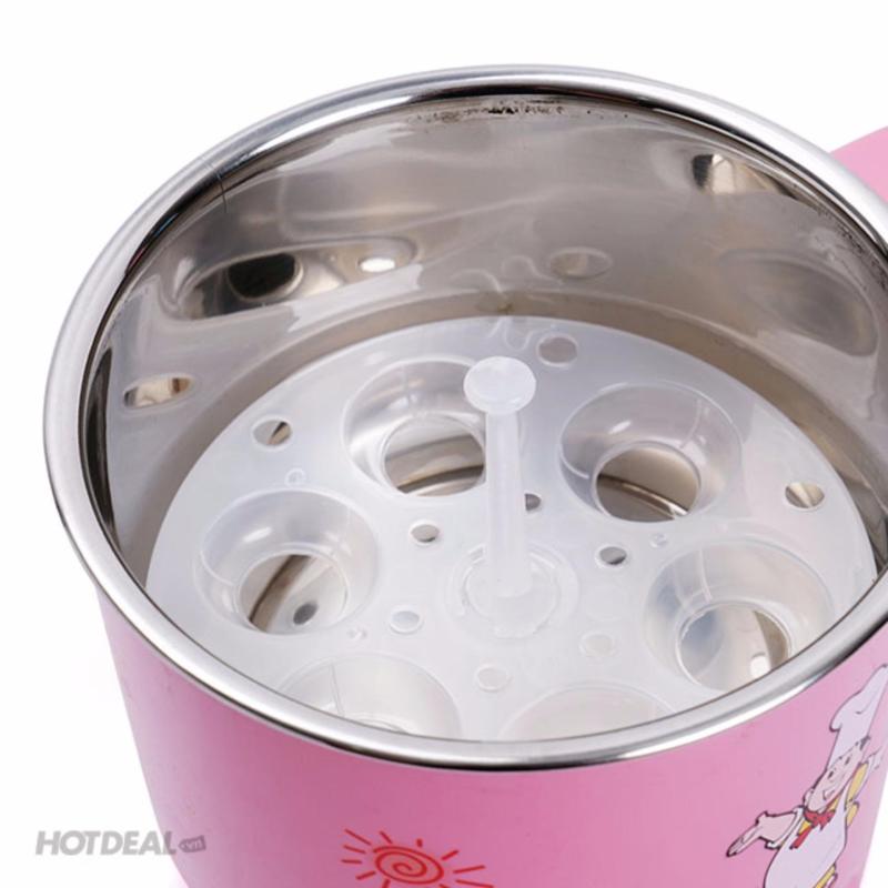 Nồi siêu tốc đa năng 1,8L+ Tặng kèm khay luộc trứng tiện dụng
(Hồng)