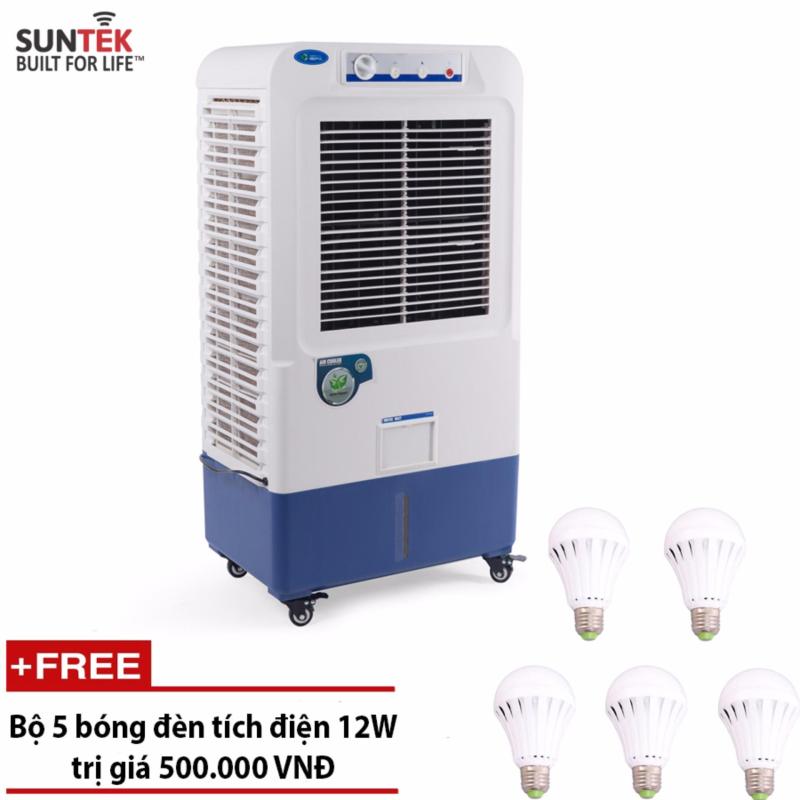 Bảng giá Quạt điều hòa– Máy làm mát không khí công suất cao SUNTEK SL60 Knob + Tặng 5 bóng đèn tích điện 12W