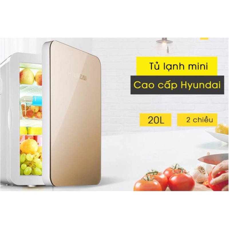 Tủ lạnh mini cho gia đình và xe hơi Hyundai 20L cao cấp
