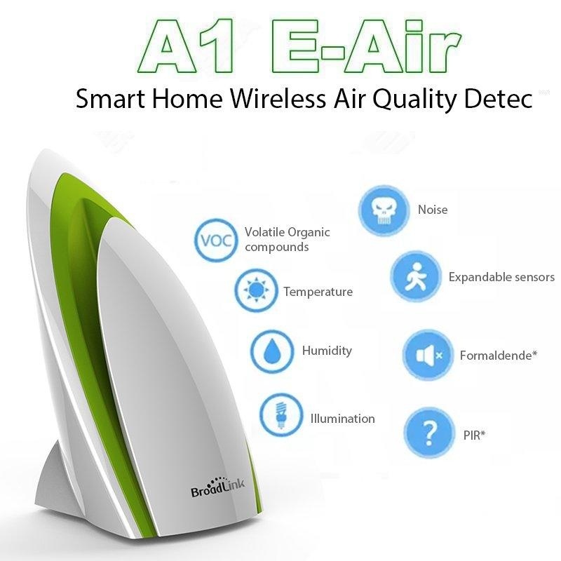 Giá bán Wifi Smart Home Air Detector Temperature Humidity Sensor For BroadLink A1 NEW - intl