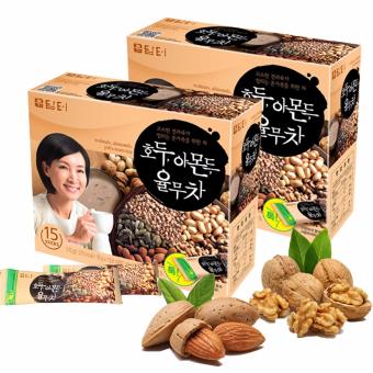 Bộ 2 hộp Bột ngũ cốc Damtuh Hàn Quốc (hộp 15 gói)  