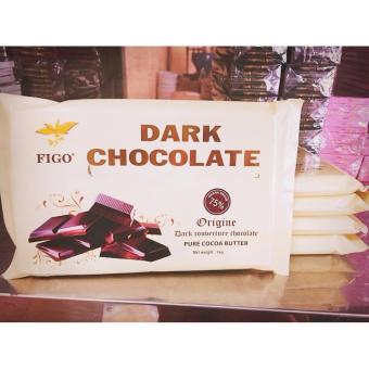 Bộ combo 5kg Chocolate làm bánh 75% cacao Figo  