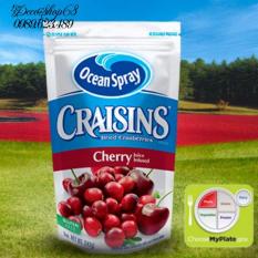 Giá Sốc Combo 2 gói Nam việt quất và nước ép cherry sấy khô nhập khẩu Mỹ (mỗi gói 142g) Decoshop68 Dried cranberries Cherry juice infused  