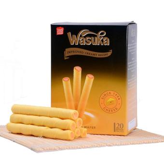 Combo 3 Bánh Wasuka Premium Rolled Wafer Cheese 240g ( Hộp)  