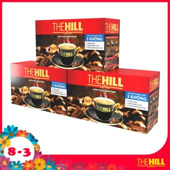 Combo 3 hộp CÀ PHÊ HÒA TAN - The Hill Coffee Premium  