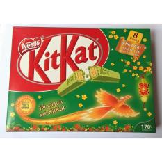 Giá Khuyến Mại Hộp Bánh Xốp Nestle Kitkat Trà Xanh 10 Thanh, Tặng Bao Lì Xì 3D  
