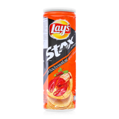 Báo Giá Snack khoai tây Lay’s Stax vị tôm hùm cay lon 100g  