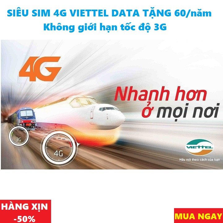 Sim 4G Viettel Chuyên Dùng Vào Mạng Miễn Phí 1 Năm Không Mất Tiền