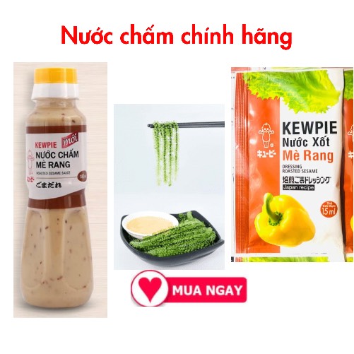 Nước chấm mè rang KEWPIE gói 15 ml và chai 180 ml