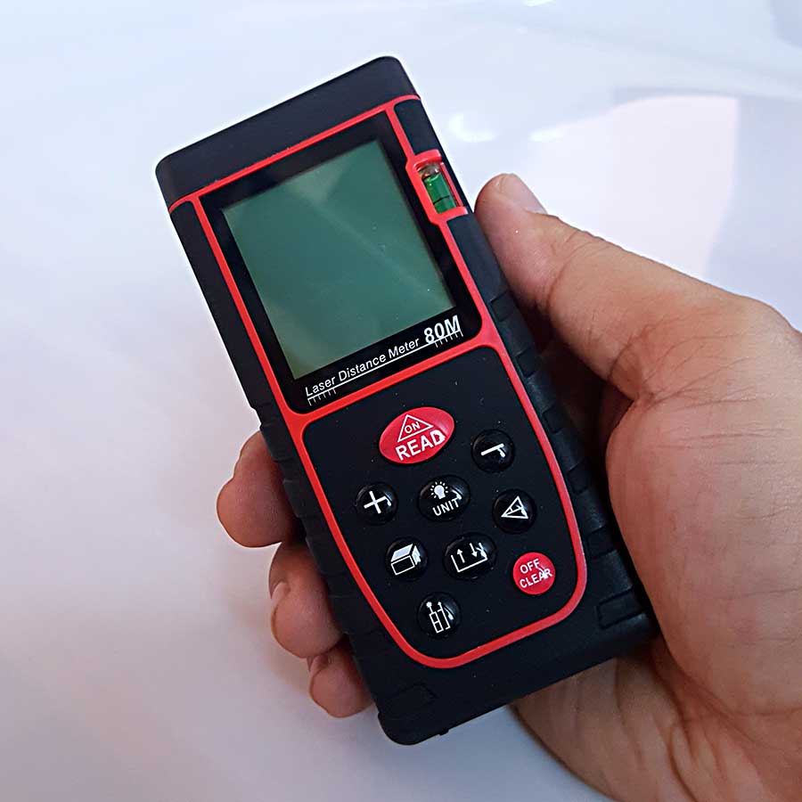 ? ?THƯỚC ĐO LASER SIÊU HIỆN ĐẠI- Miễn phí đổi trả 14 ngày. ? ? ?Nếu bạn làm xây dựng ? ? Hoặc Thợ Cơ KhíThiết Kế Nội ThấtKỹ Sư Thiết KếHọc Sinh Ngành Xây Dựng. ? 100% Máy Đo Khoảng Cách Laser SND WAY 40m Chất lượng cao, Giá siêu rẻ! ? 100% Thương Hiệu Cao Cấp đến từ Đài Loan. ? ?Máy Đo OQ 40M : ? 699.000 VND/Máy ? ? Máy Đo OQ 60m : ? 899.000 VNĐ/Máy ? ?Máy Đo OQ 80M : ? 1199.000 VND/Máy ? ? Máy Đo OQ 100m : ? 1499.000 VNĐ/Máy ? Bảo Hành 12 Tháng Chính Hãng Trên Toàn Quốc. Khoảng Cách Đo Xa Tối Đa 40m , Sai Số chỉ có +- 2mm Chính Xác Cao Nhất hiện Nay. ? ? Chế độ đo thông minh, Chế độ đo thẳng nhanh nhất Chế độ đo diện tích tự động tính ra diện tích. Chế độ đo thể tích tự động tính thể tích (dài*rộng*cao) Chế độ đo tính cạnh còn lại theo phương pháp pitago Chế độ đo chiều cao, cách tính phần còn lại của 1 đoạn không với tới. Chế Độ Đo Theo Phương Pháp Pitago nhanh Nhất! Chưa bao giờ bạn thấy việc đo khoảng cách nhanh và chính xác vậy!