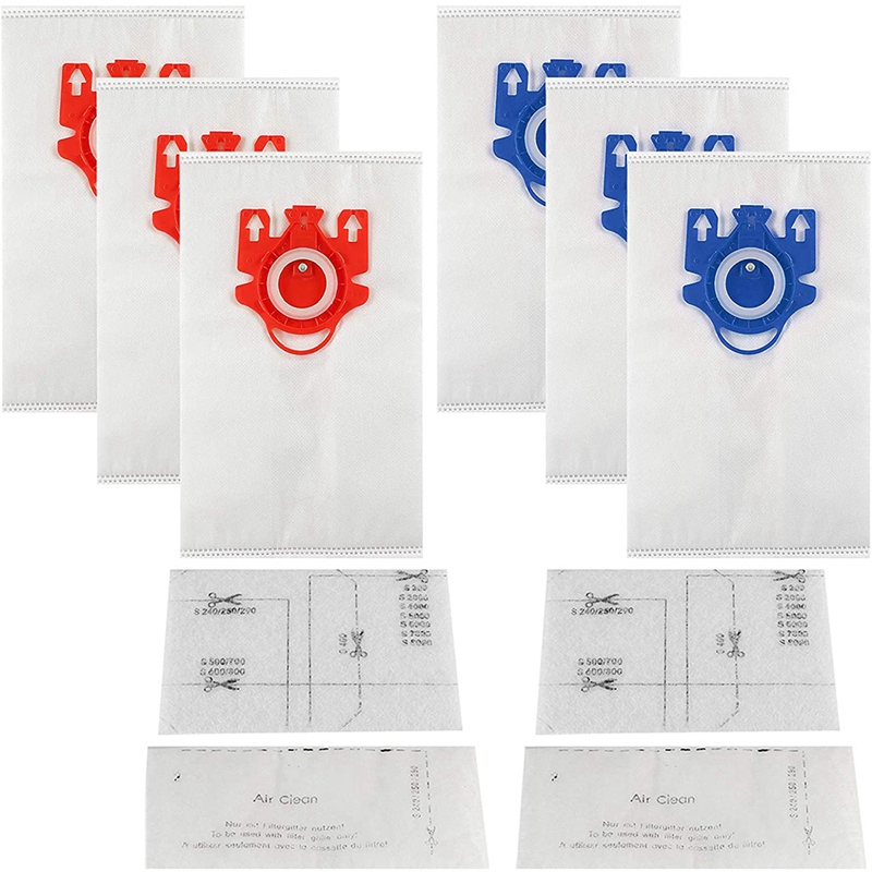 6 Pcs Replacement Compatible Airclean 3d Efficiency Dust Bag For Miele Fjm Vacuum Cleaner 堅実な究極の