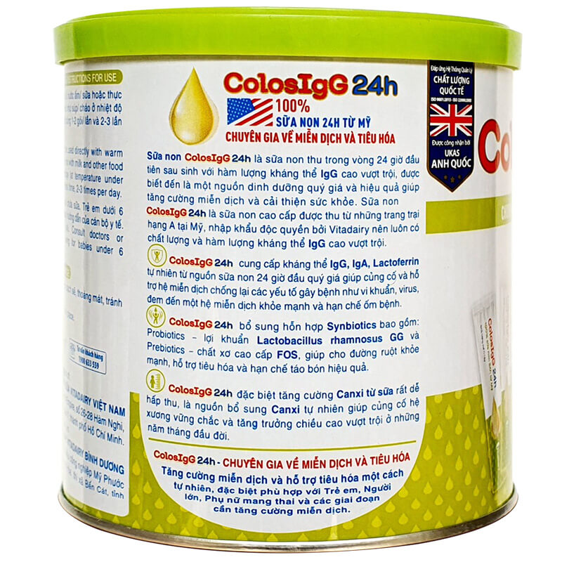 Sữa ColosIgG 24h