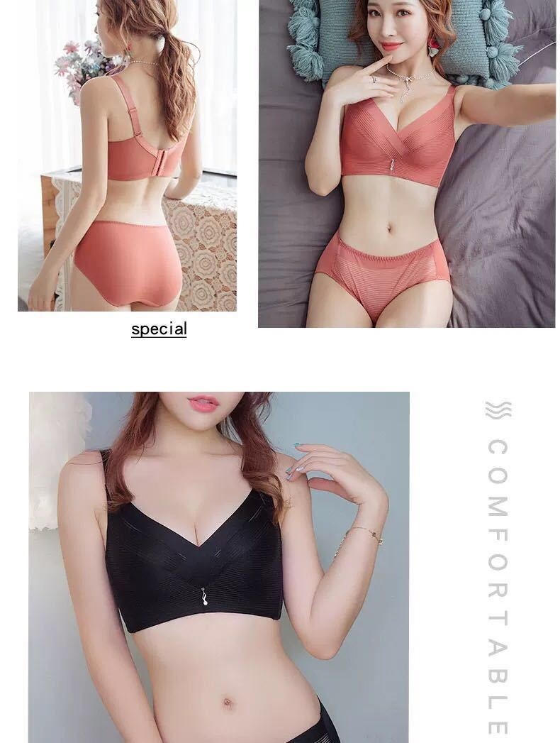 Sexy lace underwear women without rims together small underwear bra bra woman add thickness style sheet suit 13
