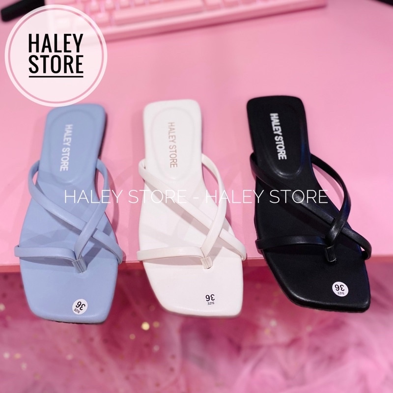 ๑ Dép nữ bệt dây quai chéo kẹp xỏ ngón đi chơi đi học đi biển đi trong nhà HALEY STORE