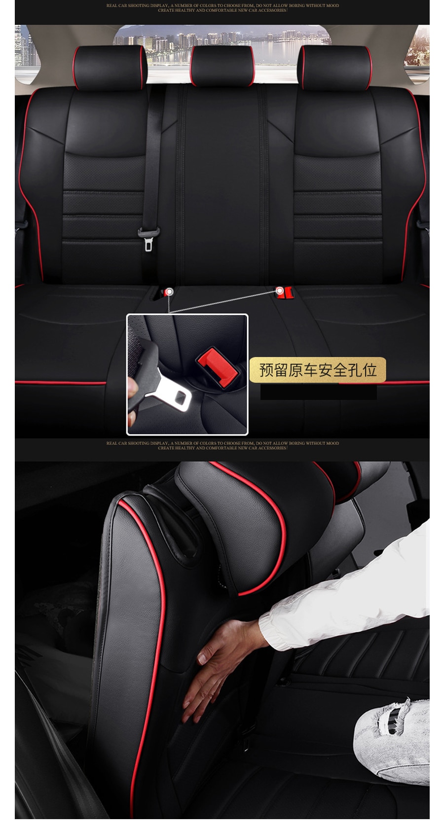 Custom New style Car Seat Covers For Toyota rav4 2020 2021 XA50 model  High-end PU leather Material luxury auto Seats protect set