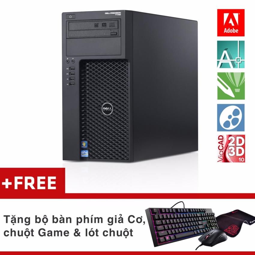 Hình ảnh 1 Máy Workstation khủng Dell Precision T1700 MT (XeonE3-1240 V3, Ram ECC 32GB, SSD 480GB, HDD 3TB, VGA Quadro K2000 2GB)+ Quà Tặng - Hàng Nhập Khẩu