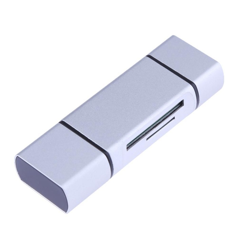 Bảng giá 5 in 1 Type-C to Micro USB 2.0 TF/SD/MMC Card Reader USB 3.0 OTG Adapter(Silver) - intl Phong Vũ