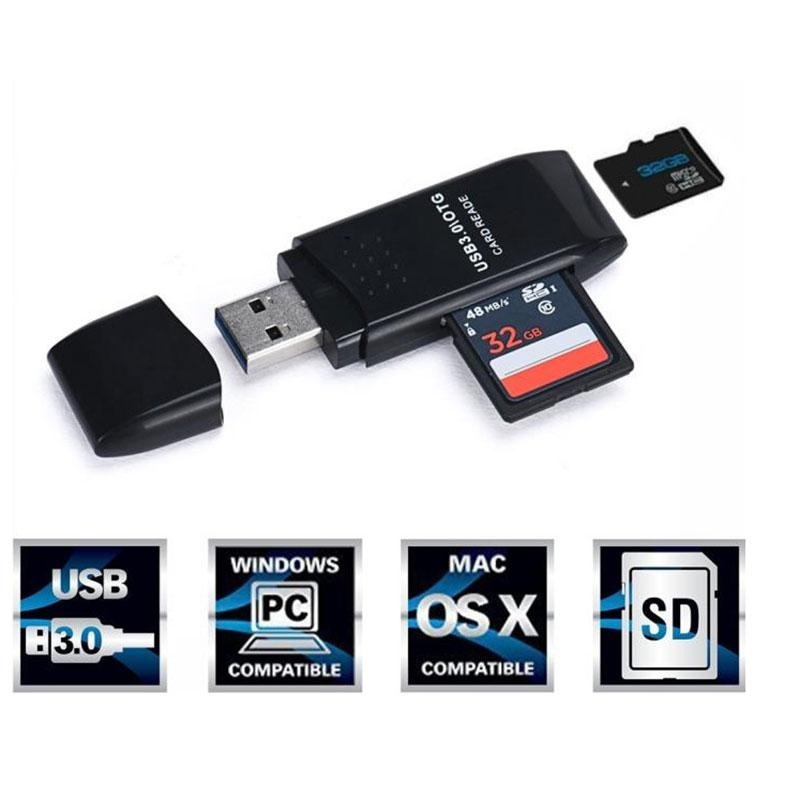 Bảng giá 5Gbps USB 3.0 Card Reader SDXC TF 2 In 1 High Speed Quick Fast Adapter - intl Phong Vũ