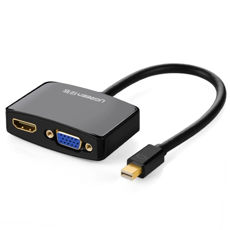 Bảng giá Adapter Converter Mini DisplayPort (Thunderbolt) to HDMI VGA (Đen) Phong Vũ