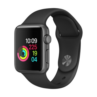Apple Watch Series 1 38mm Space Grey Aluminium Case with Black Sport Band (Đen)  