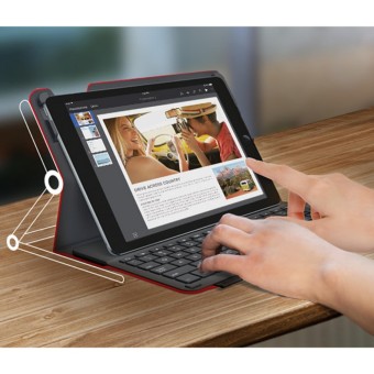 Bàn Phím iPad Air 2 Kiêm Bao Da Hiệu Logitech Type + Không Hộp  