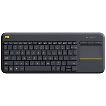 Bàn phím không dây Wireless Touch Keyboard K400 Plus (Đen) - Hãng phân phối chính thức  