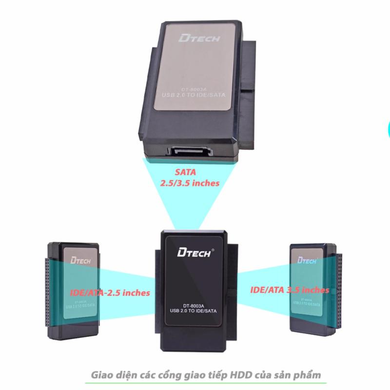 Bảng giá Bộ chuyển ATA/IDE và SATA sang USB DTECH DT-8003A Phong Vũ