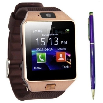 Bộ đồng hồ thông minh Smart Watch Uwatch DZ09 (Vàng) và Viết cảm ứng  