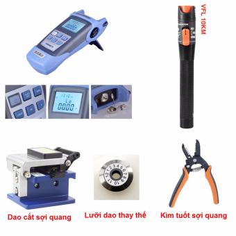 Bộ dụng cụ thi công cáp quang chất lượng cao 5 sản phẩm: Máy đo công suất quang HX +...