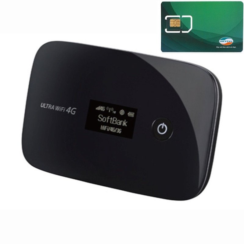 Bảng giá Bộ phát wifi 3G SoftBank 102HW Tốc độ 43.2Mbps và Sim 3G Viettel 3,5GB x Tháng(softbank102hw simdcomviettel 3,5g) Phong Vũ