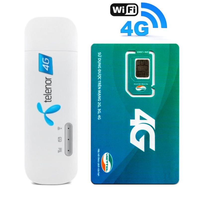 Bảng giá Bộ Phát WiFi 4G Cho Xe Hơi E8372 Kèm Sim Dcom 4G Viettel (VIP) Phong Vũ