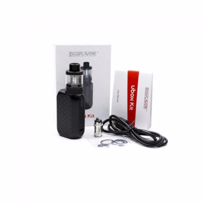 Hình ảnh Bộ thuốc lá - Vape - Shisha điện tử cao cấp siêu khói DIGIFLAVOR UBOX STARTER KIT + 1 chai tinh dầu 10ml (Màu đen)