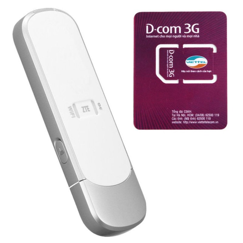Bảng giá Bộ USB 3G phát Wifi Viettel MF70 (Trắng) và Sim 3G Viettel Miễn Phí
10GB 12 tháng Phong Vũ