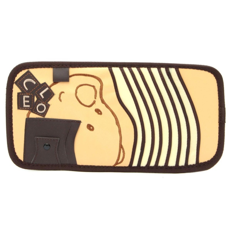 Bảng giá Brown Leather Auto Car Sun Visor Tissue Paper Box CD DVD Case Bag - intl Phong Vũ