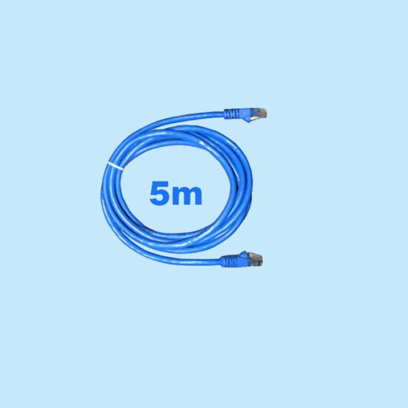 Bảng giá Cable mạng 5 mét bấm sẵn Cat5 xanh Phong Vũ